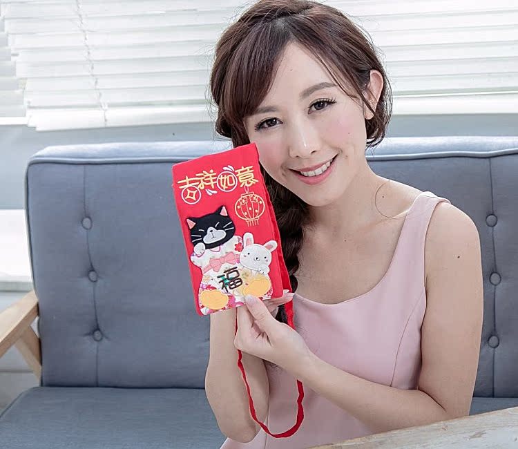 台灣進口啵啵貓正品 平安納福直式新年紅包斜背袋 可愛貓咪利是封在類目 節慶用品/禮品, 紅包/利是封中 - 來自Buy2taobao.com提供專業的淘寶代購服務