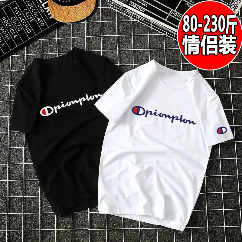 The Japanese version Chaopai T-shirt Shawn Yue Same item Short sleeved T-shirt summer cec pure cotton Easy lovers half sleeve Championin the Men's clothing, T-shirt category - from Buy2taobao.com to provide professional Taobao agent buy service