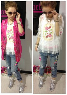 ◆欧韩女装E◆VA粉嫩<em>羽绒马夹</em>外纱闪钻<em>羽绒</em>