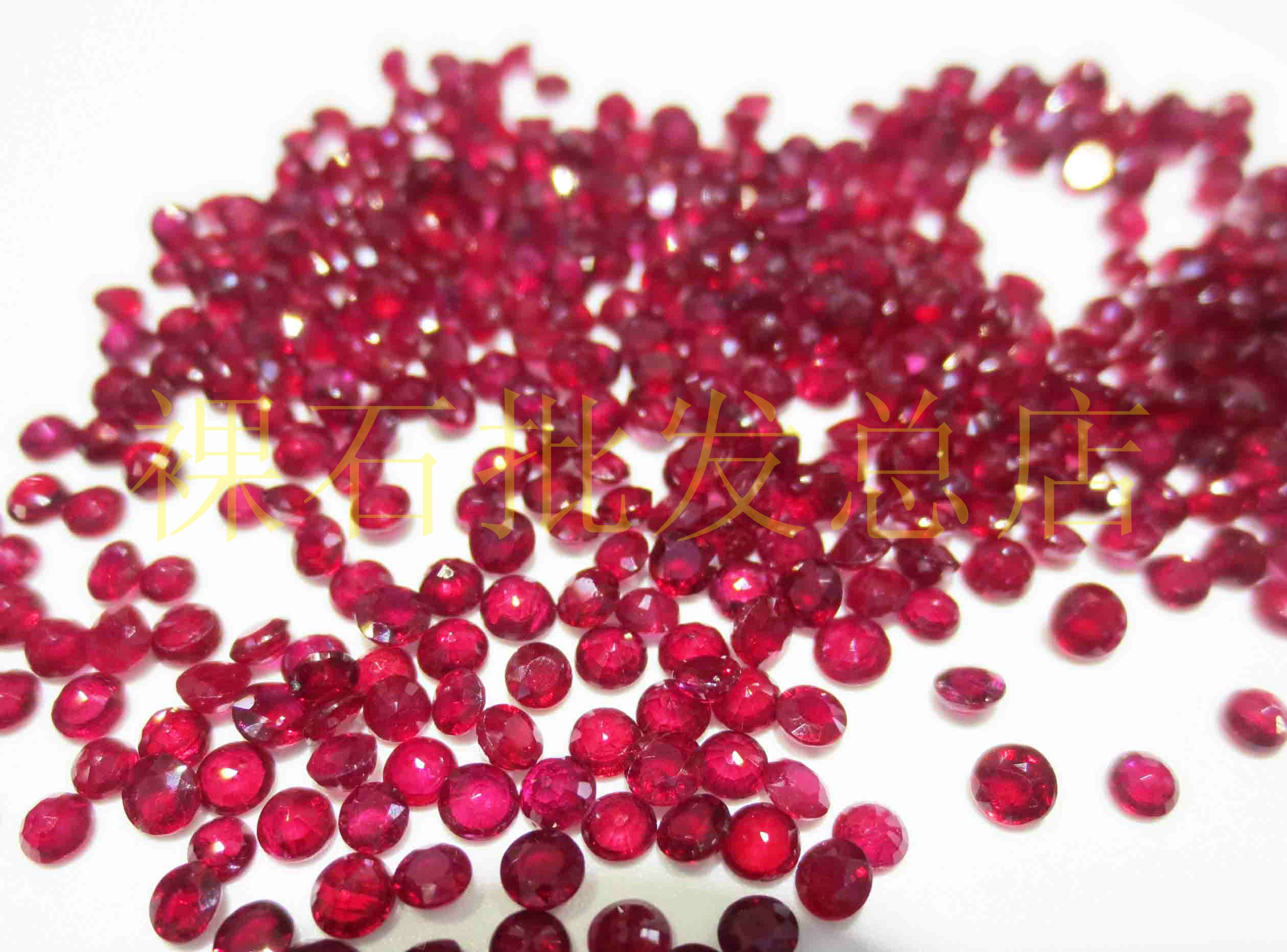 Real shot Pigeon blood red natural Ruby Loose Abstaining face 1-2-3-4-5MM fidelity support testingin the Jewelry/Diamond/Jade/Gold , Colored stones/Precious stones , Other category - from Buy2taobao.com to provide professional Taobao agent buy service