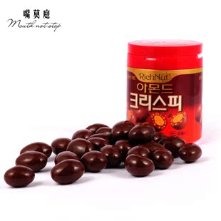  韩国原产进口 乐天LOTTE杏仁夹心巧克力豆 102g