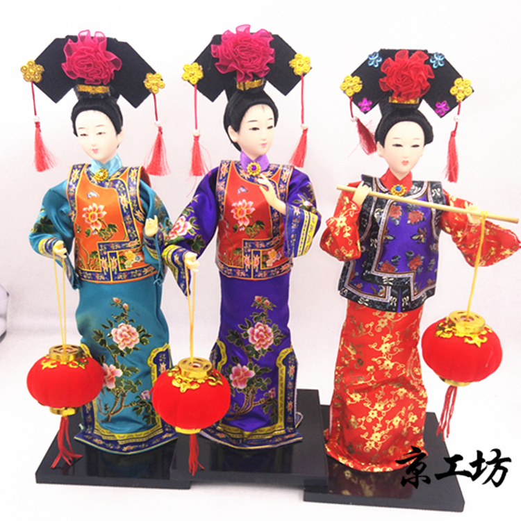 北京特色礼品12寸系列绢人娃娃-清宫格格唐人坊北京娟人娃带包装在类目 特色手工艺, 地区民间特色手工艺, 绢人中 - 来自Buy2taobao.com提供专业的淘宝代购服务