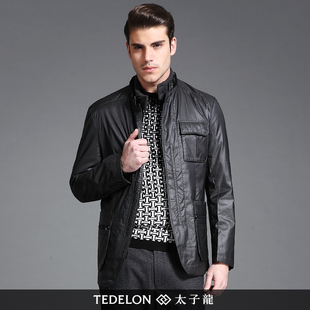  太子龙 针织商务棉服 男装休闲棉衣 短款轻薄棉袄男外套YYDJP074