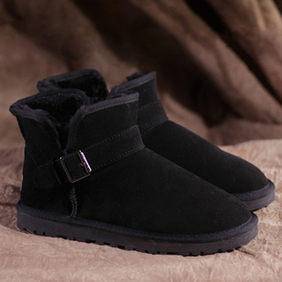  包邮男雪地靴清仓 短靴 低筒 韩版潮流 大码 马丁靴男款 磨砂皮靴