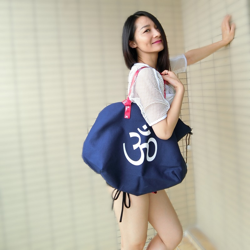 女子帆布瑜伽单肩大包 抽绳收口百搭OM瑜伽休闲健身户外运动背包|ruв категории движение/йога/фитнес/фанаты товаров, йога, йога пакет - от Buy2taobao.com для оказания профессиональной услуги покупки агента Taobao
