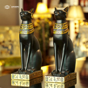 新款特价88元！正品埃及风情猫神Bast家居装饰工艺品 新房摆件