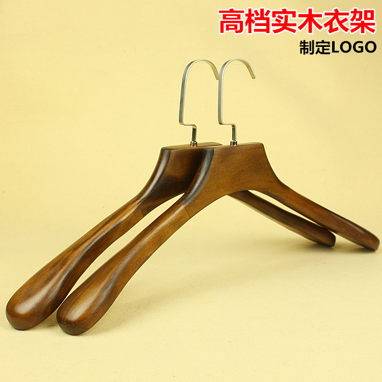coat hanger couture non-slip Clothes hanging solid wood woodiness household Clothing support adult No trace overcoat Broad shoulders Retroin the Storage consolidation , Wash clothing/Sun/Care Products , Hanger category - from Buy2taobao.com to provide professional Taobao agent buy service