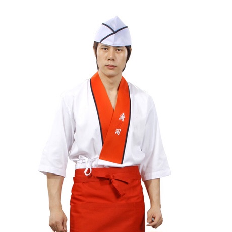 EJ12日本料理厨师工作服寿司店酒店工作服和