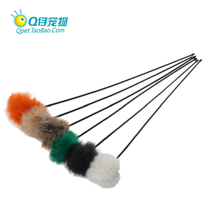 Pet plush dog toys cat toys by hand rods make great hairball the cat makes cat Rod 50cm