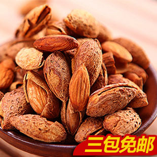  三袋包邮 牛叉叉零食坚果 特级薄壳手剥壳杏仁/奶油巴旦木200G