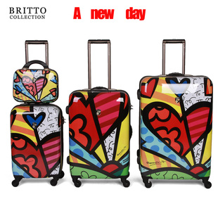 Romero Britto超时尚轻便型旅行箱明星达人的至爱拉杆箱