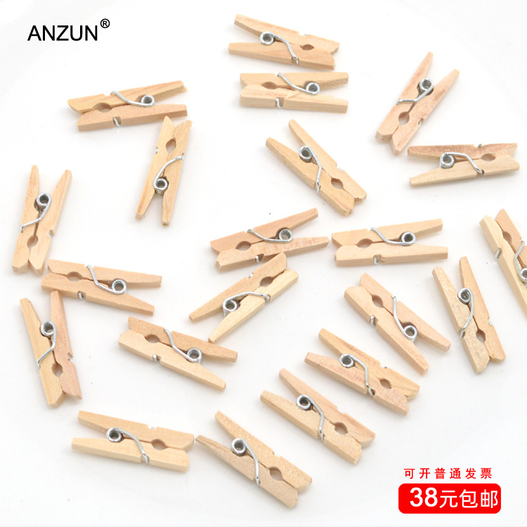 3cm 50 Home Furnishing decorate Wooden clamps Retro diy Combination white Primary color Wooden clip Photo Wall clipin the Electronic Dictionary/Electronic paper book/Stationery , Shelves/Display items , Memo Clip/Photo Folder category - from Buy2taobao.com to provide professional Taobao agent buy service
