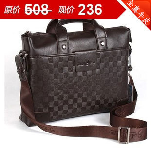  金利来男包单肩包斜挎包商务包公文包男士手提休闲包牛皮真皮男包