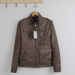  工装情结 皮衣也不放过 Z家修身 略复古