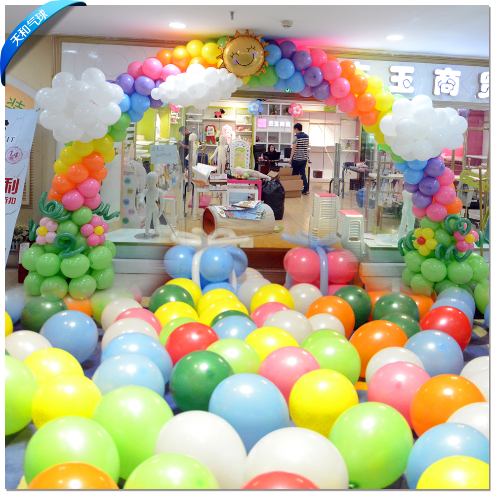 10 the republic of korea Imported balloon decorate Wedding celebration Supplies birthday party arrangement Package thickening circular balloon archin the Festive supplies/Gift , Balloon/Floating air ball , Balloon category - from Buy2taobao.com to provide professional Taobao agent buy service