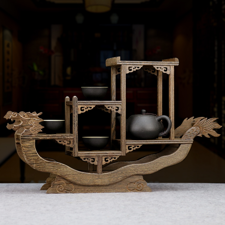 Chicken wings solid wood Shelf Treasure House teapot tea set teacup Storage rack Shelf Rosewood Decoration Display rackin the Residential furniture , Shelf , Curio/Shelf category - from Buy2taobao.com to provide professional Taobao agent buy service