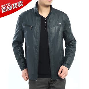  春季男士新品 与狼共舞夹克 商务休闲立领男夹克 薄款外套