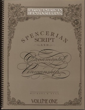 spencerian script 英文书法大师介绍 书法排版