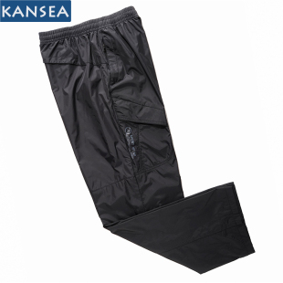  kansea春男士系带内网大码运动休闲裤加大加肥特体松紧裤男装男裤