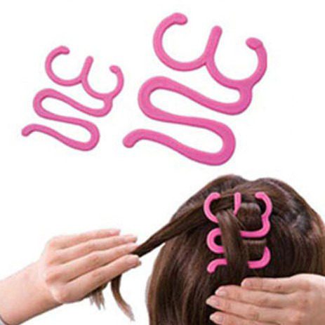 <em>头发</em>编发器美发发型<em>盘</em>发夹编发辅助器盘发造型