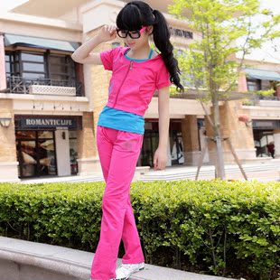  皮可西童装女中大童 女童装休闲夏装 儿童运动服三件套装新款