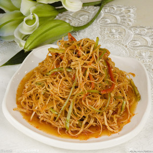  惠康豆腐丝 纯大豆制 素肉丝 火锅凉菜必备