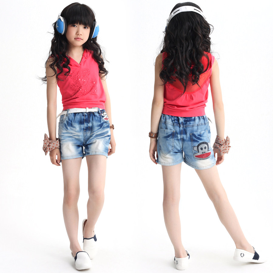 <em>女大童</em>牛仔<em>短裤</em>哪种好?<em>女大童</em>牛仔<em>短裤</em>价格,女