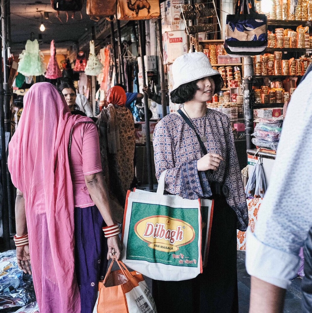 印度旅行带回市场异域百搭彩色厚实购物袋在类目 收纳整理, 家庭收纳用具, 收纳袋, 购物袋/环保袋中 - 来自Buy2taobao.com提供专业的淘宝代购服务
