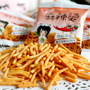  我爱BBQ 经典人气小吃零食 五味园麻辣烫 膨化食品办公室必备250g