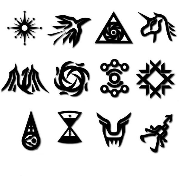 自制 韩国 一次性纹身贴 exo周边 星座图案12个 吴亦凡鹿晗