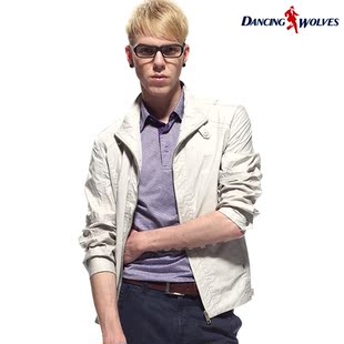  与狼共舞夹克 春装新品 正品外套 男士休闲立领茄克衫 jacket