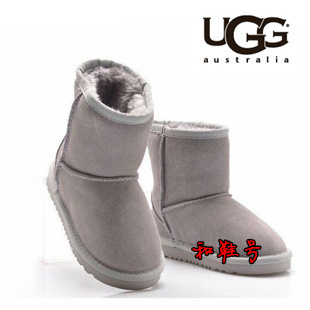  新款ugg正品宝宝牛皮雪地靴小童男女雪地靴5281儿童鞋童靴子