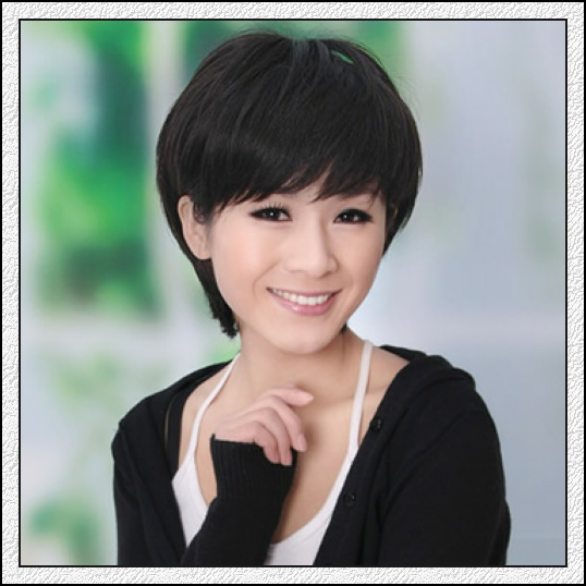 真发丝斜刘海假发发套 女士时尚短假发修脸中年女假发 遮白发补发在类目 美发护发/假发, 假发, 整顶假发中 - 来自Buy2taobao.com提供专业的淘宝代购服务