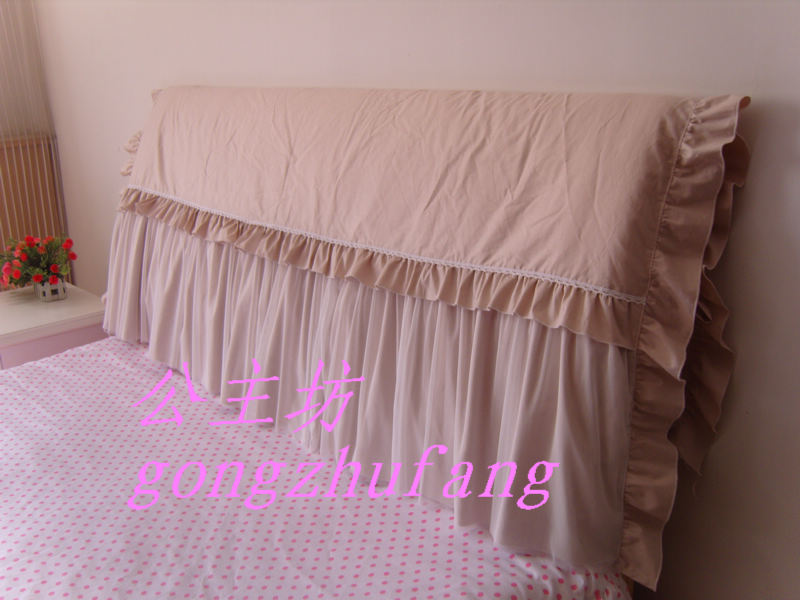 Shallow camel princess White yarn Lace pure cotton Bedside cover Bed sets dust cover smart cover Soft roll 1.5 rice 1.8min the Decoration main material , Walls Soft Pack/Bed sets/Craft software package , Bed sets category - from Buy2taobao.com to provide professional Taobao agent buy service