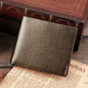  包邮MIRLLO男士真皮超薄钱包 牛皮金砂商务横竖款钱包个性雕1102