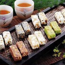 包邮 买3送1 柏泰 5口味手工花生牛轧糖 台湾特产零食品 进口奶粉