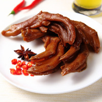 绝味食品绝味黑鸭甜辣鸭脖200g+黑鸭甜辣鸭爪