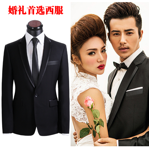 男士修身婚礼服 男西装修身 正装 礼服 西装套装 新郎结婚礼服 男士修身婚礼服 男西装修身 正装 礼服 西装套装 新郎结婚礼服