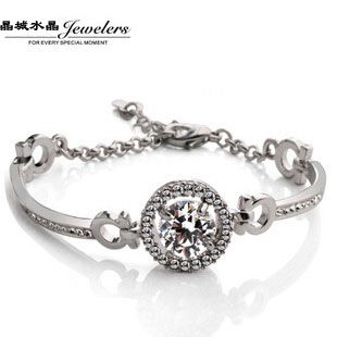 正品 锆石手镯手链女韩版时尚 气质 一世美好 生日礼物结婚配饰品 正品 锆石手镯手链女韩版时尚 气质 一世美好 生日礼物结婚配饰品