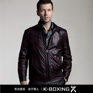  劲霸男装 K-BOXING 春秋时尚立领jacket休闲茄克/夹克男|AKHI3116
