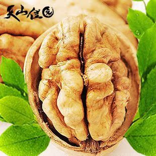  天山佳园12年新货特价新疆特产 薄皮野生原味大核桃500g 3件包邮