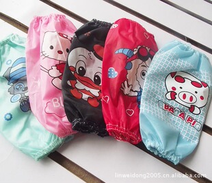  卡通防水儿童护袖套袖 可爱宝宝袖套婴儿小孩女童袖套手袖 0-6岁