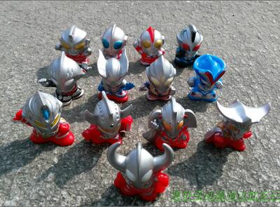 万代正版 高5厘米 奥特曼玩具 奥特曼指套公仔软胶 散货全新现货