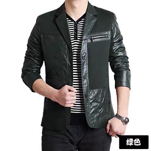  专柜正品男装外套薄款春装西服男士七匹狼西服羊毛修身西装