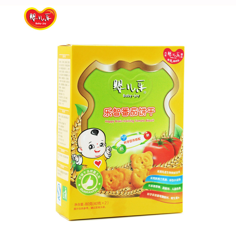婴儿乐 乐智番茄饼干 宝宝营养饼干 儿童休闲零食买三送一包邮