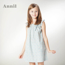 Annil Annai children wear girls skirt 2013 new summer woven dress EG323016