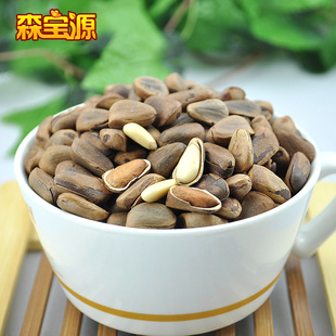  森宝源 特价包邮 有机开口松子 东北野生开口原味松子 500g包邮