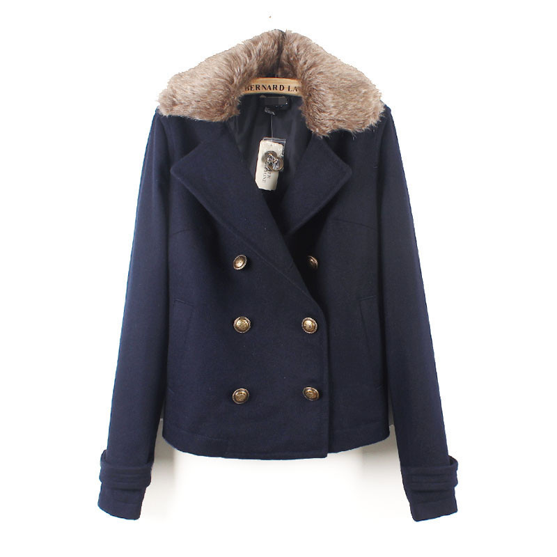 【多图】学院风毛呢短外套 - 学院风毛呢短外套