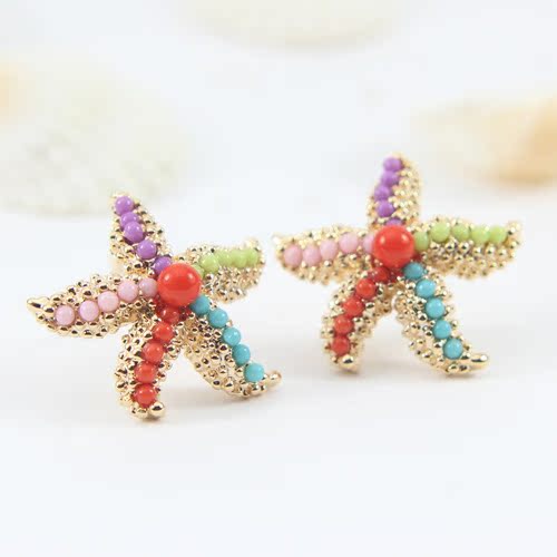 糖果色多彩小米珠镶嵌...