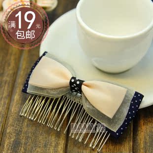 高档新品 欧美风<em>发梳</em> 韩版发饰 时尚插梳 发插 
